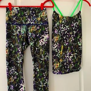 lululemon leggings&top size 6